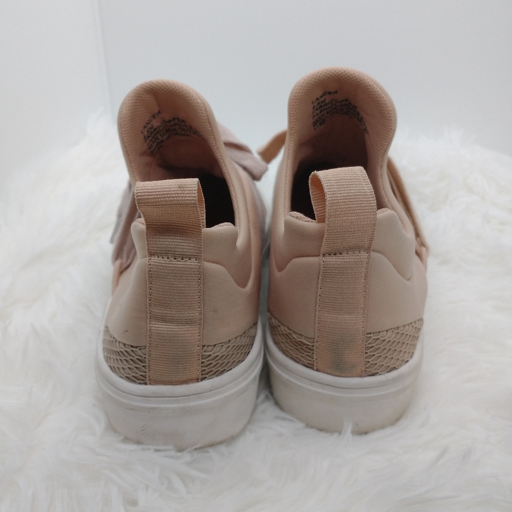 Steve Madden Lancer Blush Pinkish Tan Trainers Sneakers Lace Up Women's Size 6.5 - Picture 4 of 9